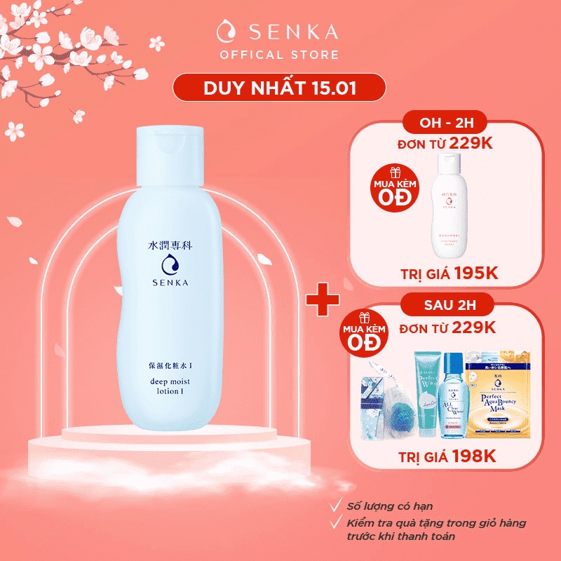 Nước cân bằng và dưỡng ẩm chuyên sâu Senka deep moist lotion 200ml_15917