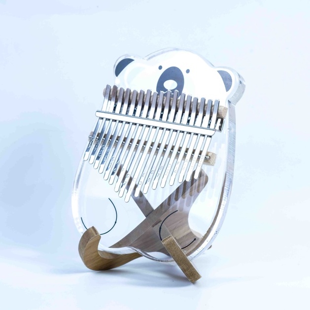 Đàn Kalimba Acrylic 17 Phím Chính Hãng Hope Music Gấu Bắc Cực - Full Phụ Kiện