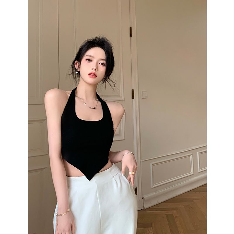 Áo tròng cổ yếm vạt nhọn - A4TC