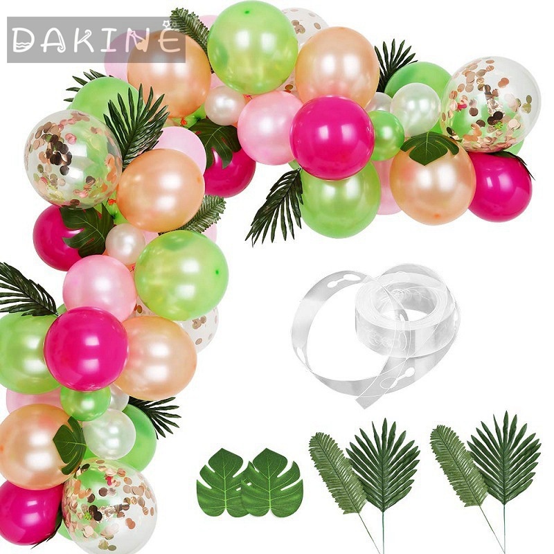 Dakine Hawaii Luau Đồ trang trí tiệc sinh nhật Đồ dùng cho bé gái Moana nhiệt đới Trang trí mùa hè B