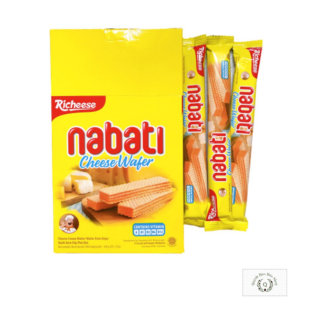 Bánh xốp kẹp phô mai Richcheese Nabati Cheese wafer 170g
