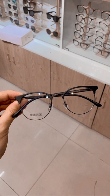 👓 Gọng kính nửa tăm mảnh tròn vuông retro vintage kim loại 6214