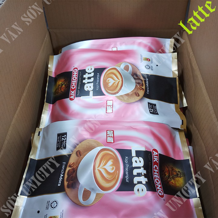 Cà phê Latte bịch 300g (12 gói nhỏ * 25g) HSD 17/03/2022