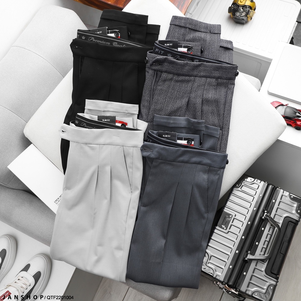Quần Tây Âu Form Slimfit Ôm Gọn Tôn Dáng Chỉn Chu