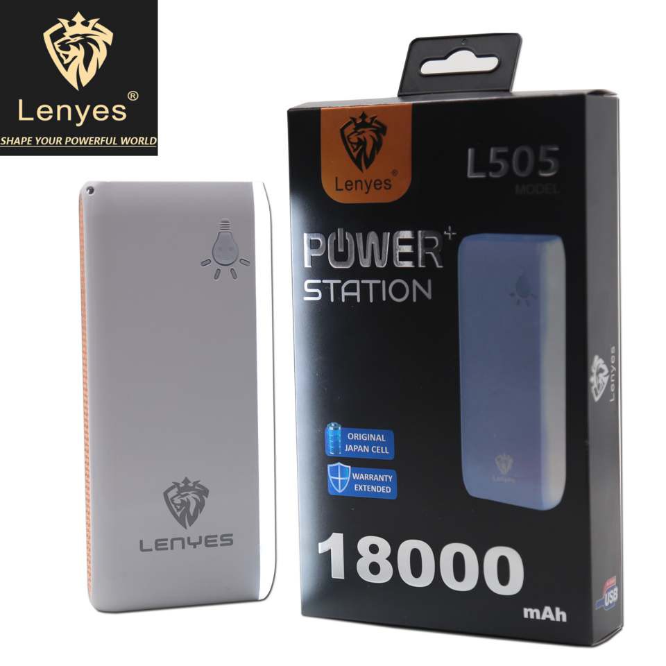 [Mã SKAMSALE03 giảm 10% đơn 200k] Sạc Dự Phòng Chính Hãng – Pin Sạc Lenyes L505-18000mAh