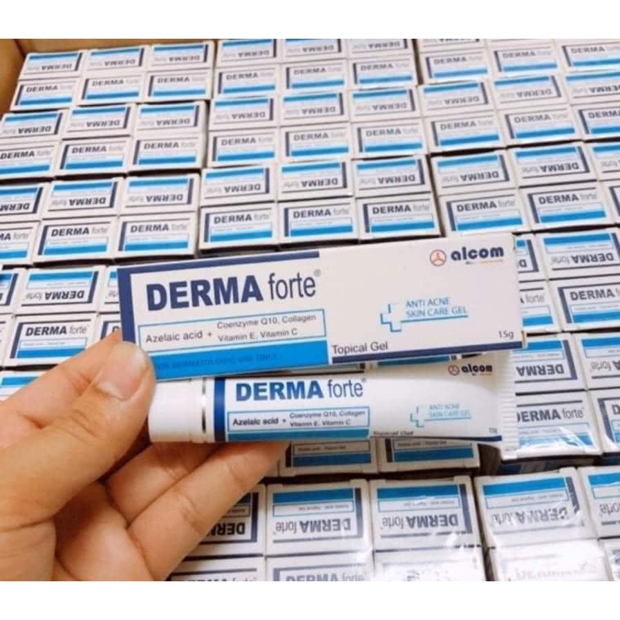 Derma Forte 15g - Gam Ma, Gel Giúp Giảm Mụn Trứng Cá, Ngừa Thâm, Mờ Sẹo, Dưỡng Da