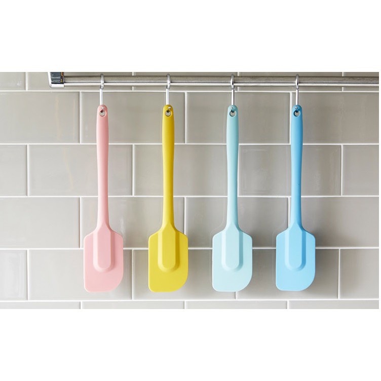 Phới vét bột silicone Lock&Lock cán dài, dụng cụ lật đồ ăn chịu nhiệt chuyên dụng CKT223