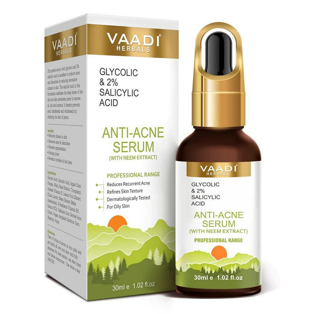 [Hàng chuẩn] Serum anti-acne hỗ trợ giảm mụn hãng Vaadi Ấn Độ