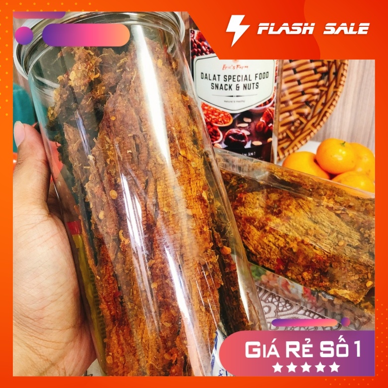 KHÔ BÒ MIẾNG CAO CẤP 300G [BÒ THẬT 100% - SIÊU NGON] | BigBuy360 - bigbuy360.vn