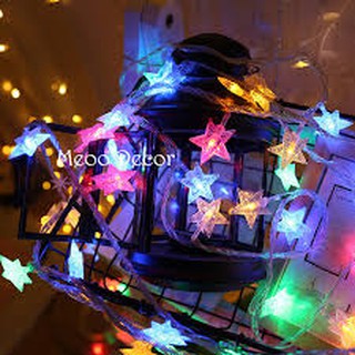 Dây đèn led nhiều màu 4m ngôi sao