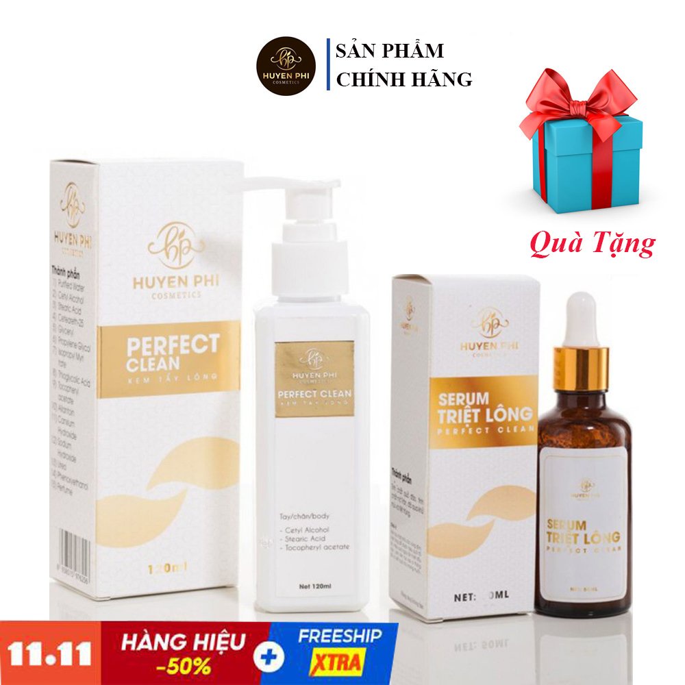 [Mã COSDAY -50K đơn 150K] Combo kem tẩy lông Huyền Phi, wax lông tay chân bụng vùng kín có tặng kèm serum triệt lông