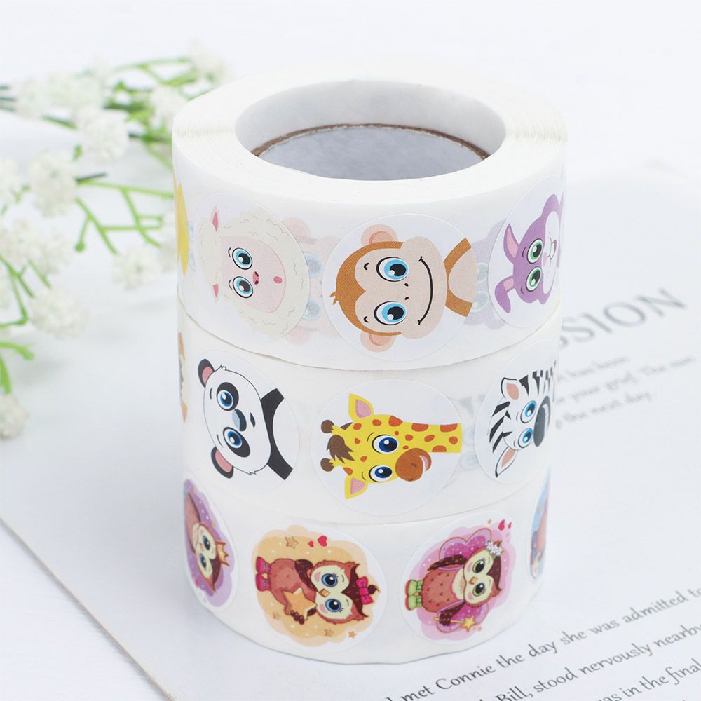Nhãn Dán Hình Động Vật Handmade Độc Đáo Trang Trí Nhà Cửa/ Làm Quà Tặng Cho Bé Mẫu Giáo Mới