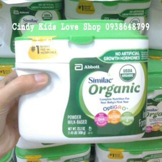 Sữa Similac Organic từ 0-12 tháng 658gr