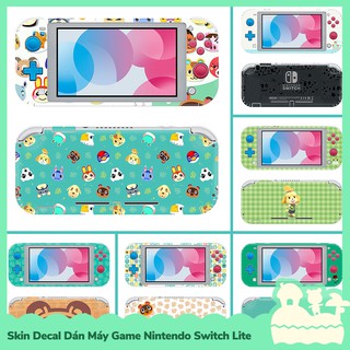 Mua  Sẵn VN  Skin Decal Dán Máy Game Nintendo Switch Lite Mẫu Animal Crossing Horizon
