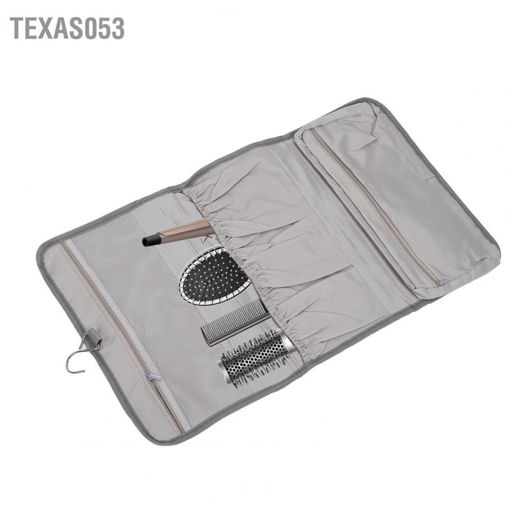 [Hàng mới về] Túi đựng nhiều ngăn có móc treo cho máy tạo kiểu tóc dyson có thể gập lại linh động đi du lịch