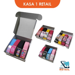 Set 4 Thắt Lưng Nylon Có Khóa Thời Trang Cho Bé Gái