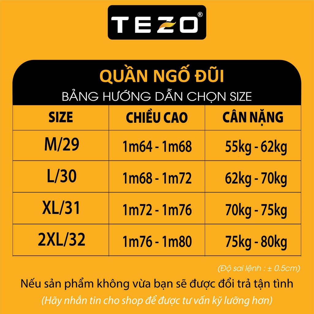 Quần short đũi nam Tezo phong cách năng động thể thao 2202QNDB05
