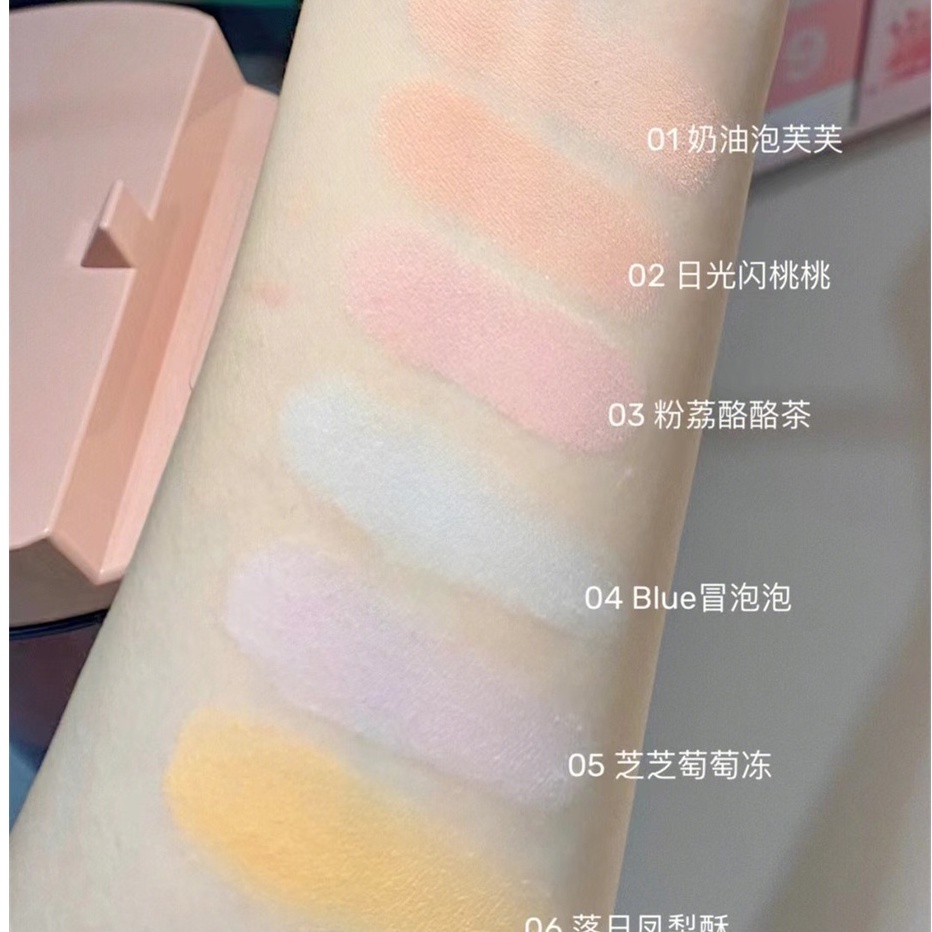 Phấn Má Hồng Ouoii 6 Màu Ngọt Ngào Dành Cho Học Sinh