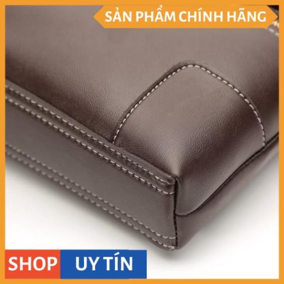 Túi Đeo Chéo Nam 4U Tiện Dụng D272 ( đen - nâu ) | BigBuy360 - bigbuy360.vn