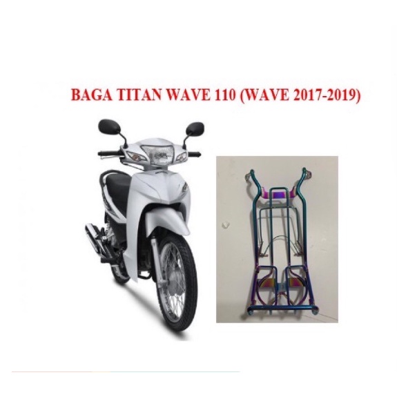 Baga wave 110( Baga wave 2017-2021) titan 7 màu cực đẹp