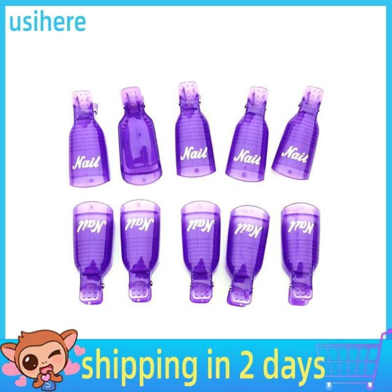 Set 10 Kẹp Tẩy Sơn Móng Tay