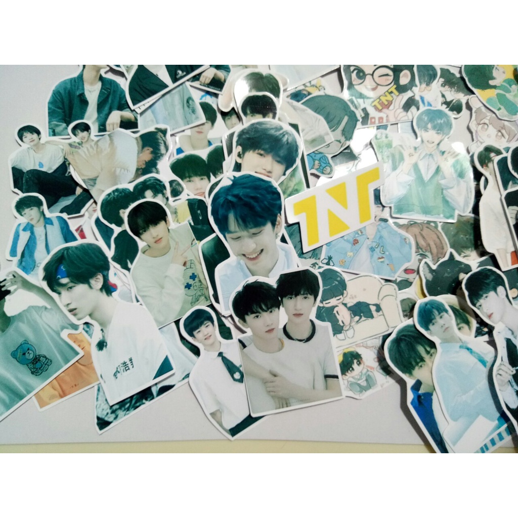 Combo 115 miếng Sticker và 9 tấm Card nhóm TNT