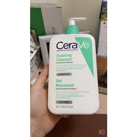 Sữa rửa mặt Cerave nội địa Pháp