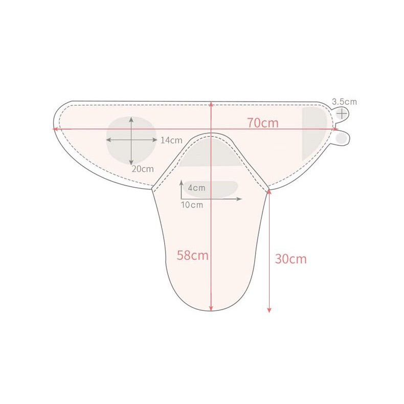 Ủ kén vải xô SWADDLEME POD thoáng mát cho bé (mẫu mới)