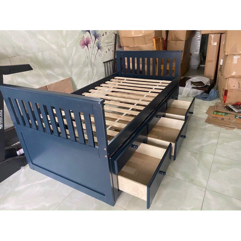 Giường Tầng Kéo 1m x 1m Thanh Lý Giá Cực Rẻ ( 2 Màu ) Bao Ship Khu Vực SG