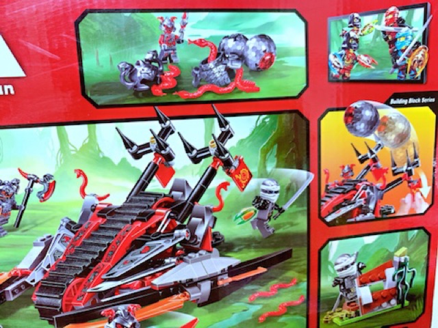 Đồ Chơi Lắp Ráp, Xếp Hình Ninjago Xe Tăng Chiến Đấu Garmadon 10580-331 mảnh