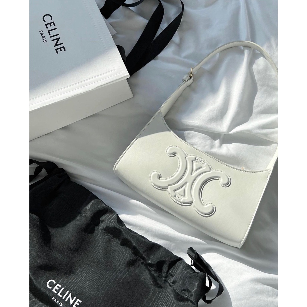 Túi xách da mini đeo kẹp nách