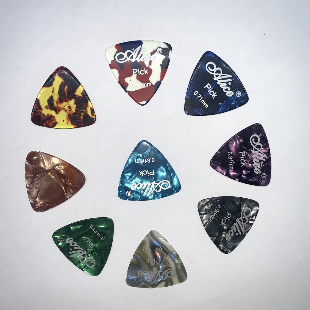 Pick gảy đàn guitar và các loại nhạc cụ đủ size