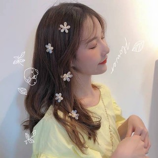 Kẹp Tóc Hoa Cúc Đính Pha Lê 4 Kiểu Phong Cách Hàn Quốc