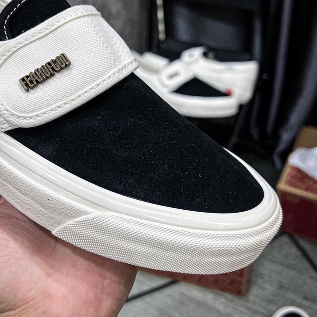 GIÀY VANS FEAR OF GOF FOG SLIPON LÓT DA LAI AU