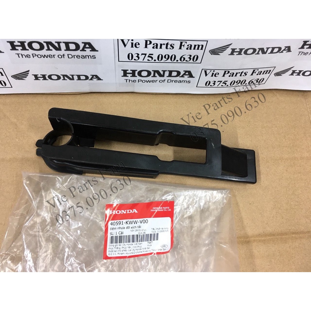 Cao su / Nhựa đỡ sên Wave RS100, Wave S110, Future neo - Hàng chính hãng Honda