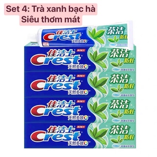 Set 4 tuýp kem đánh răng