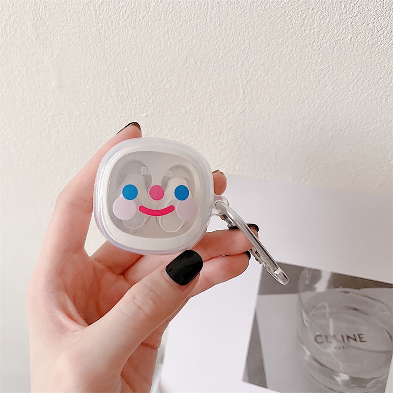 Sẵn Sàng! Vỏ Bọc Hộp Sạc Tai Nghe Baseus WM02 Mềm Trong Suốt Hình Mặt Cười Và Phi Hành Gia Dễ Thương