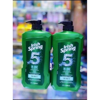 SỮA TẮM GỘI IRISH SPRING 5 in 1 MEN dạng vòi 946 mL