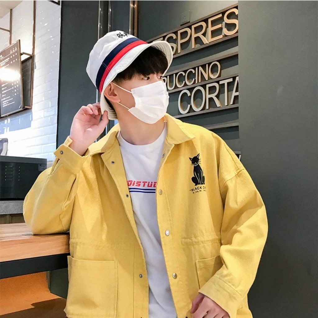 ÁO KHOÁC KAKI NAM HÌNH MÈO SOÁI CA SIÊU BẢNH HAIPHUONGFASHION | BigBuy360 - bigbuy360.vn