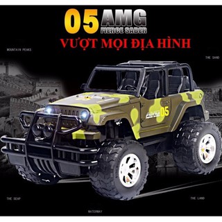 Xe jeep điều khiển tứ xa 4 chiều vượt địa hình có dây sạc cho bé