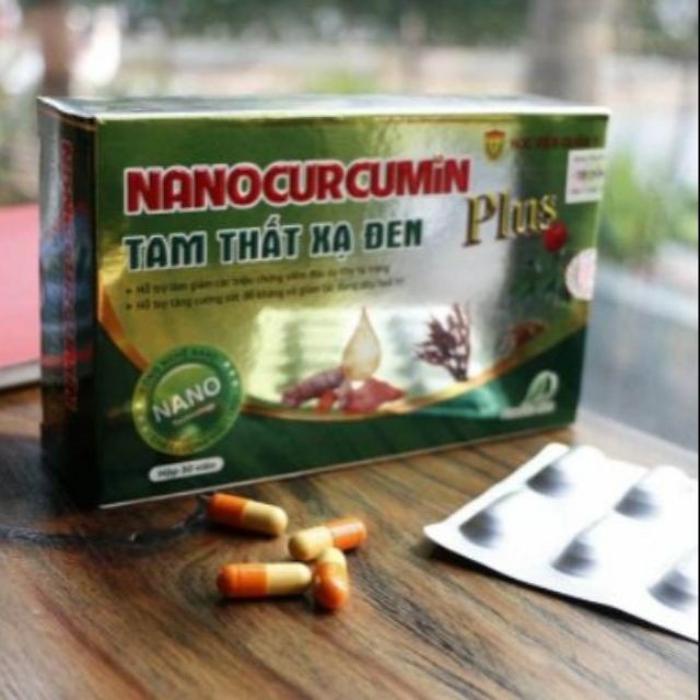 Chính hãng NanoCurcumin Tam Thất Xạ Đen Plus - Học viện Quân Y