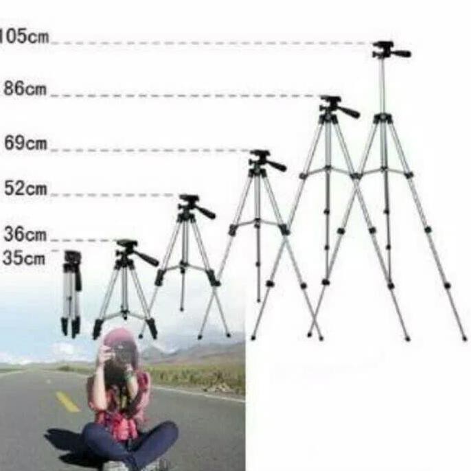 Kẹp Giữ Điện Thoại / Máy Ảnh Weifeng Tripod Dài 1m Hp