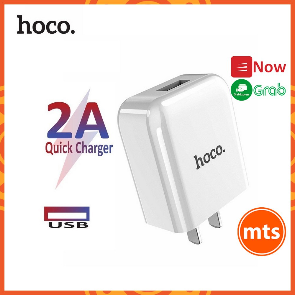 Củ sạc Hoco C49 Sạc tiêu chuẩn 5V/2A tương thích rộng cho Iphone Ipad Huawei Samsung Xiaomi Oppo -Minh Tín Shop