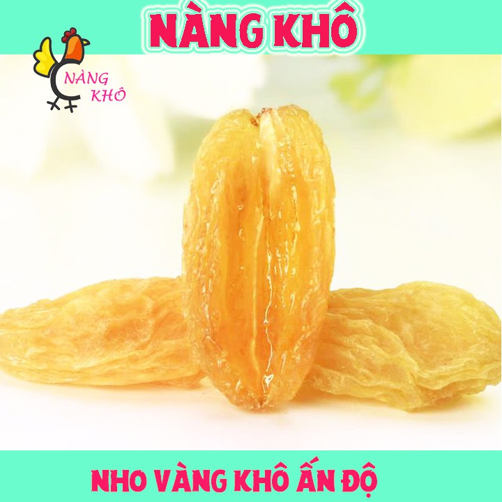 Nho vàng khô Ấn Độ loại ngon ( không đường , ăn kiêng giảm cân được ) | Nàng Khô