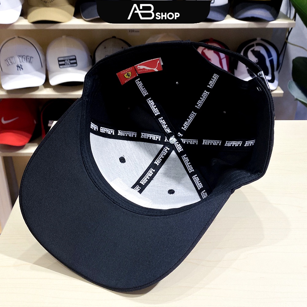 Mũ Lưỡi Trai Ferrari Italy Đen Cao Cấp
