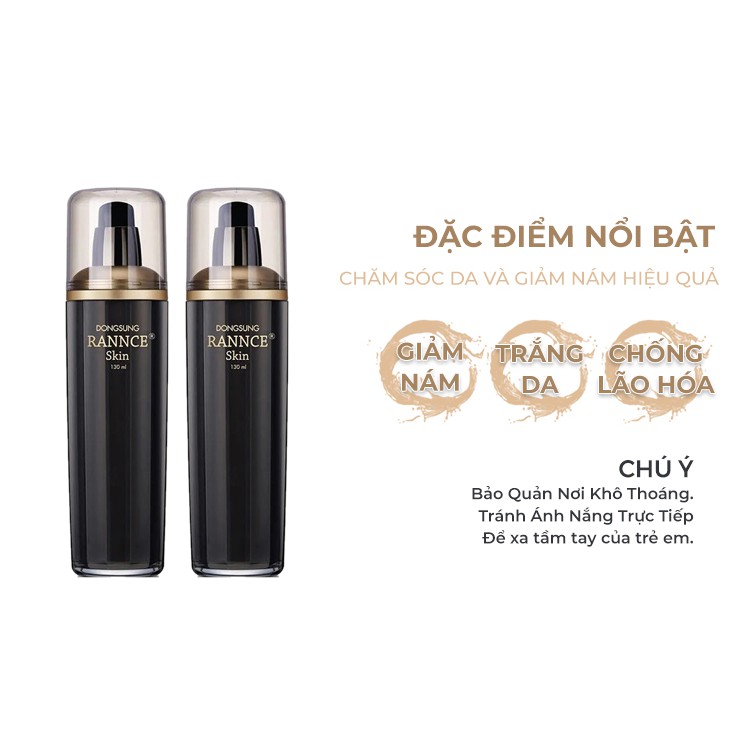 Nước hoa hồng tonner cho da mụn trắng da hàn quốc Dongsung HH04