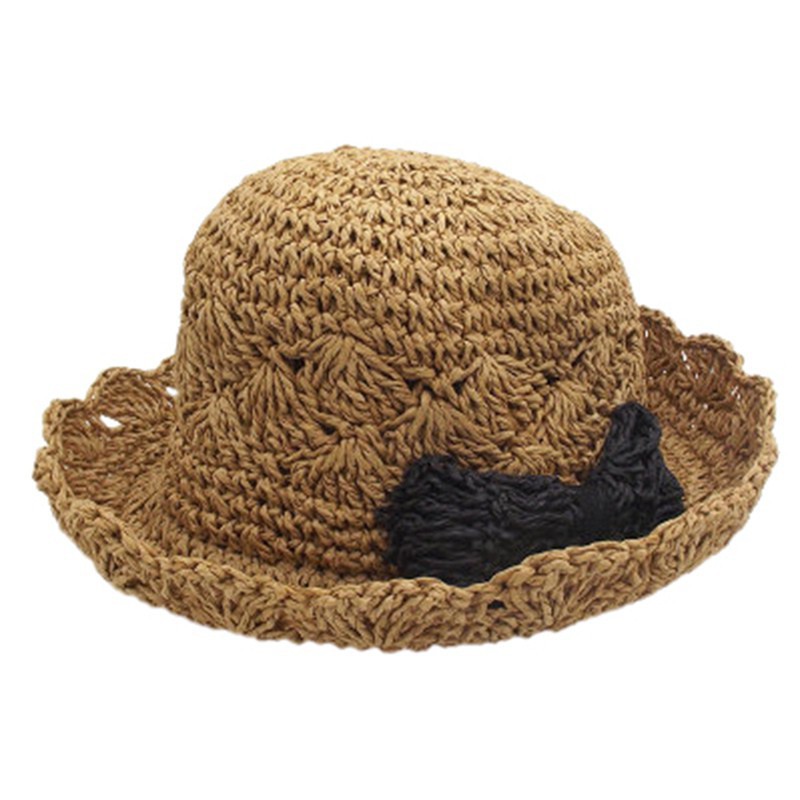 Mũ tròn vành cho bé gái