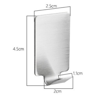Móc dán tường inox 304 siêu chắc chắn