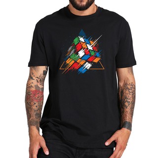 Áo thun in họa tiết khối rubik 3d độc đáo