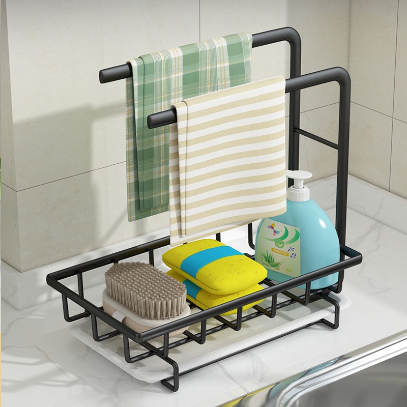 Giá treo đồ bồn rửa bát đa năng, kệ để đồ rửa chén bát trong phòng bếp